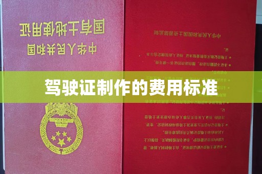 尼勒克驾驶证制作的费用标准