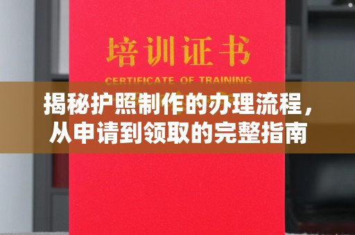 尼勒克揭秘护照制作的办理流程，从申请到领取的完整指南