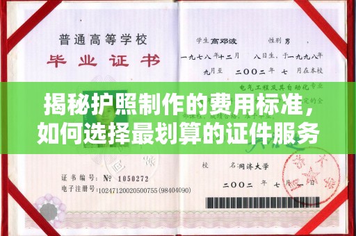 尼勒克揭秘护照制作的费用标准，如何选择最划算的证件服务？